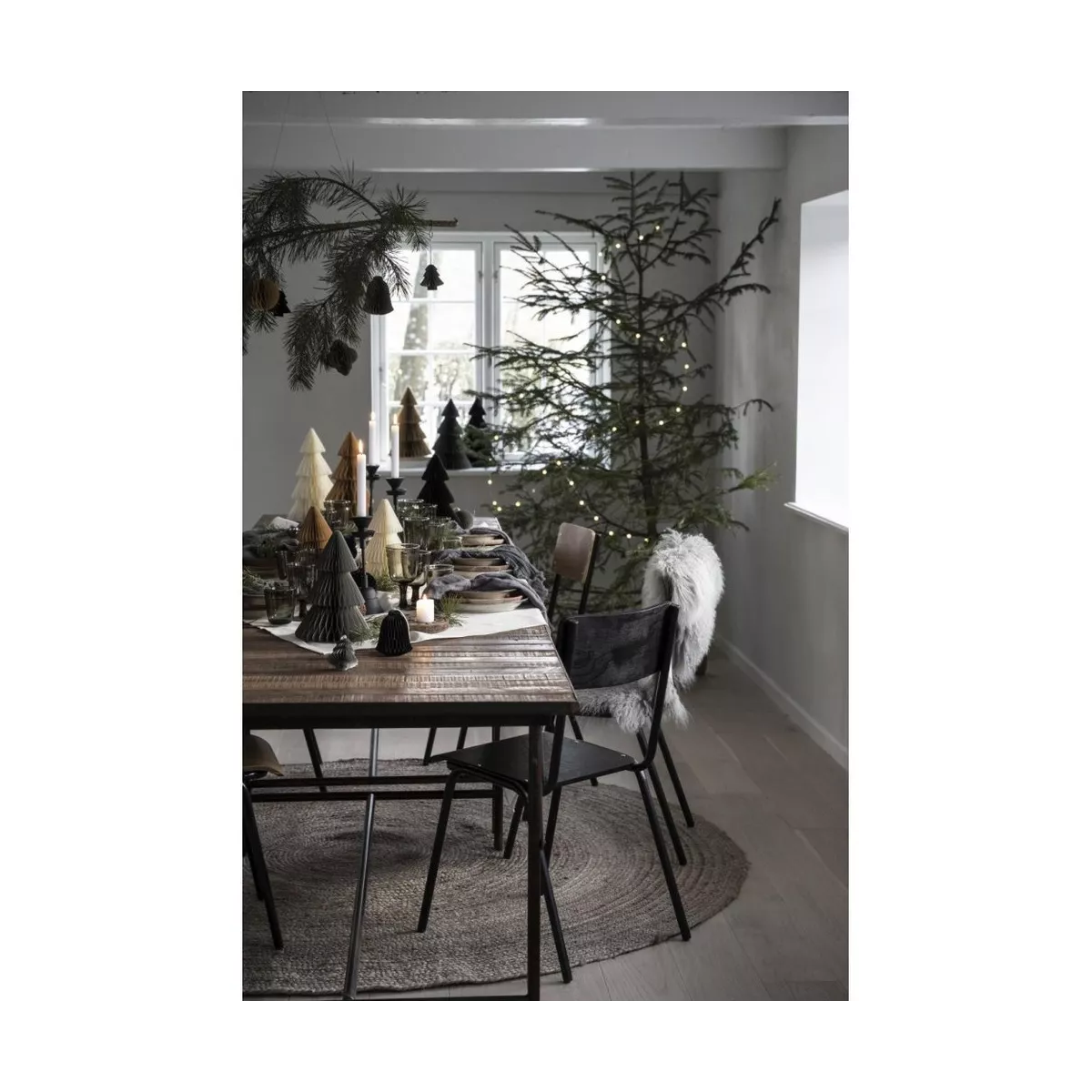 Peau Mouton Grise 90x60