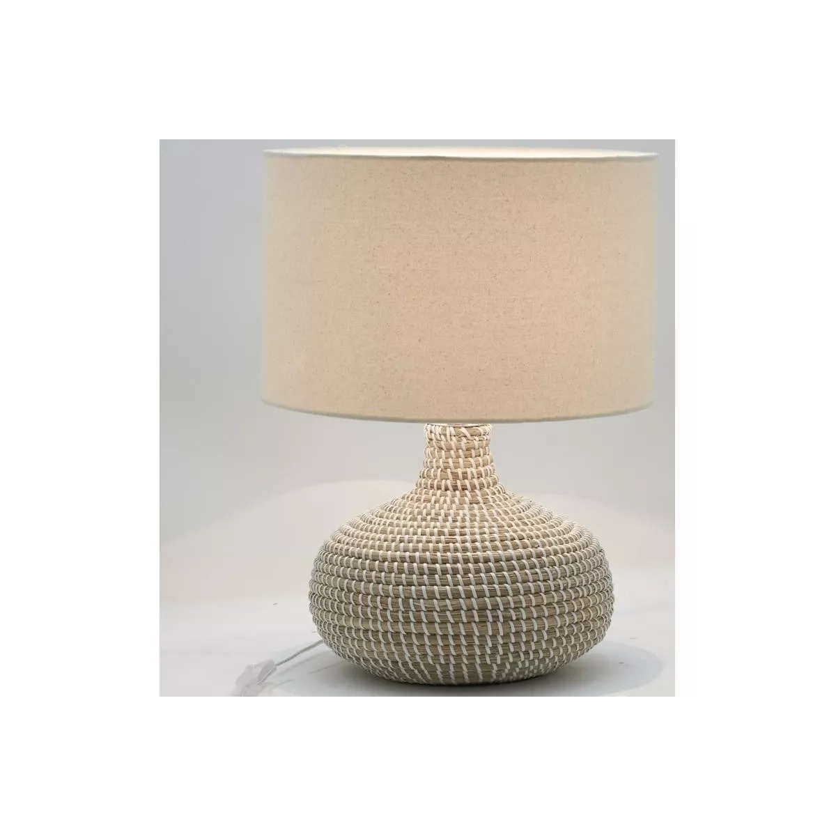 Lampe Boule en Jonc H.53