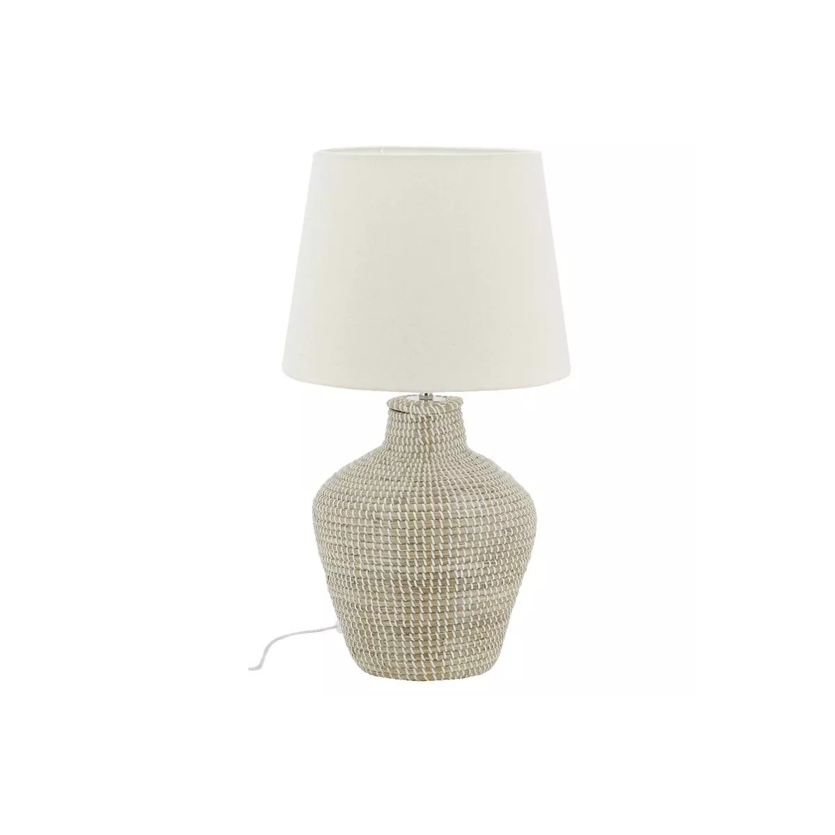 Lampe Amphore en Jonc H.68cm