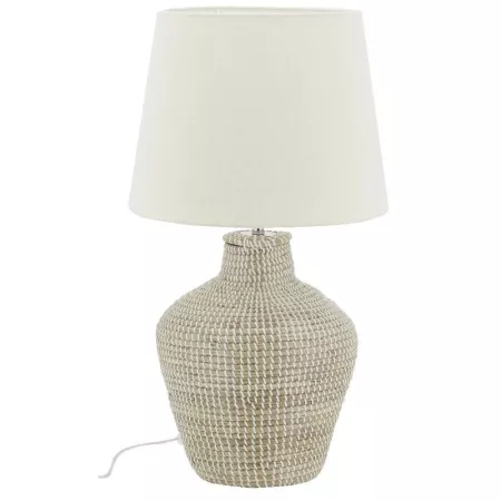 Lampe Amphore en Jonc H.68cm