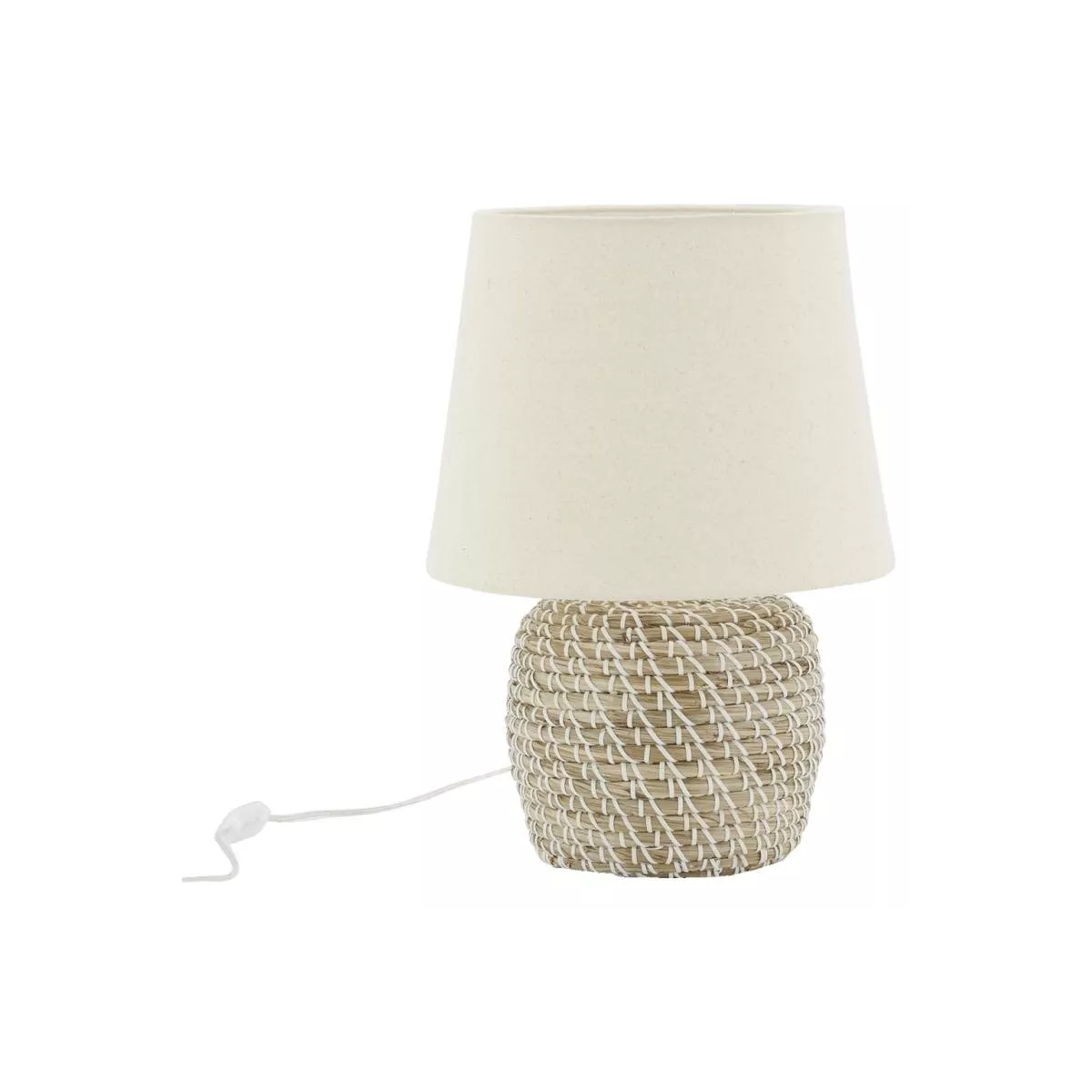Lampe Ronde en Jonc H.48 cm