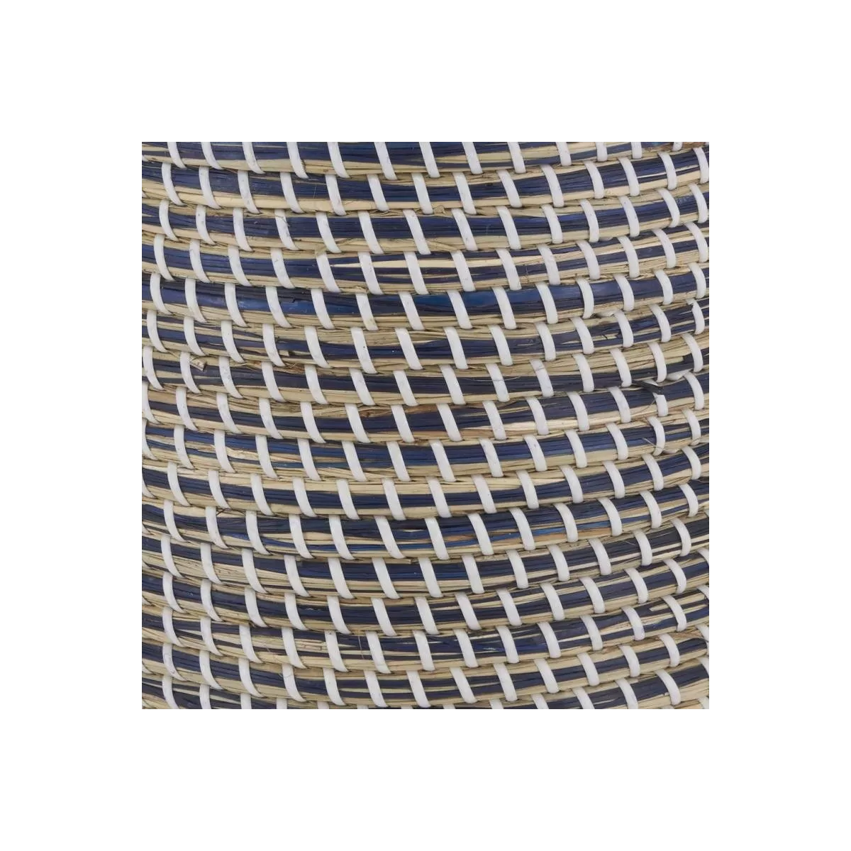 Lampe en Jonc bleu H.65cm