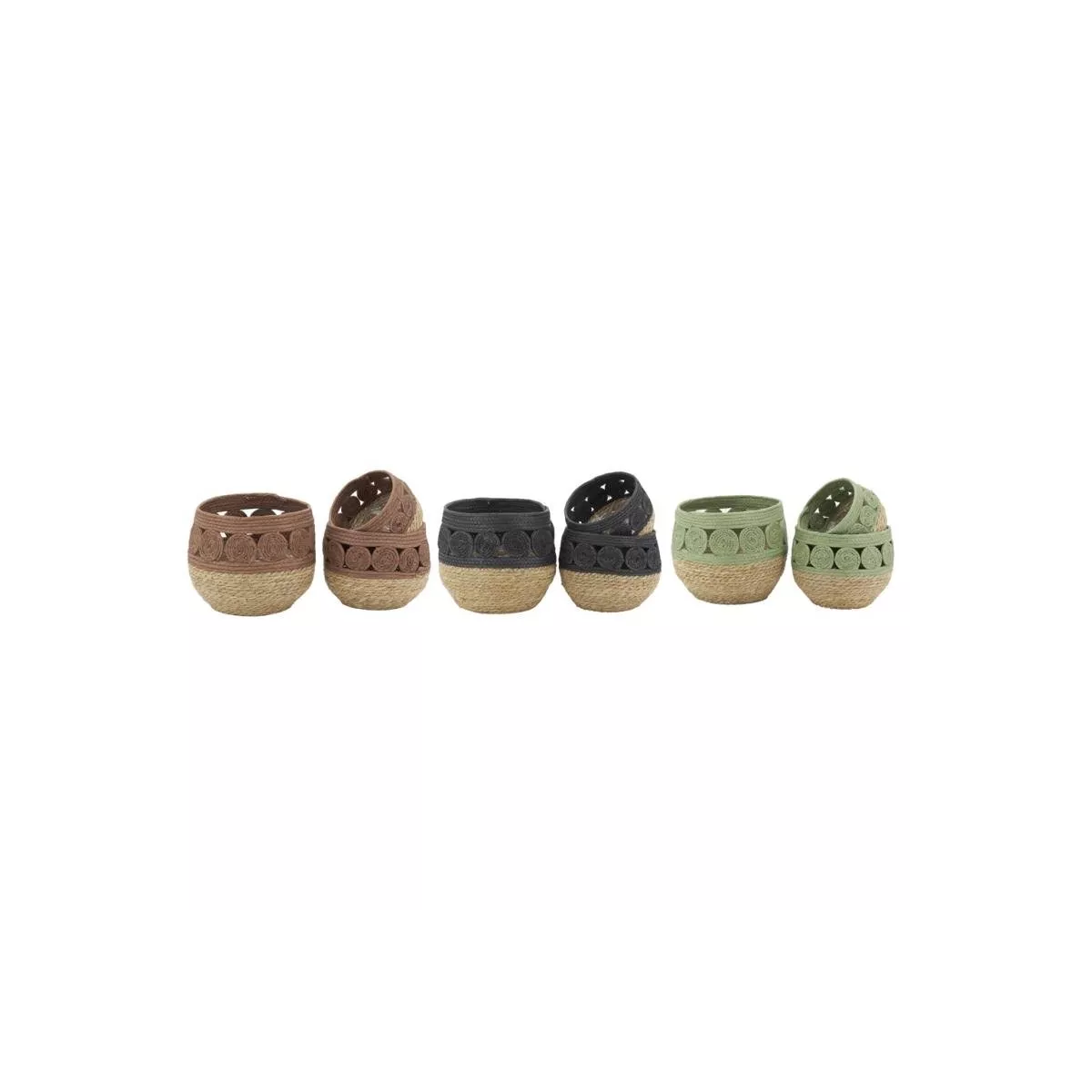 Cache-pot Alban Marron 20x20