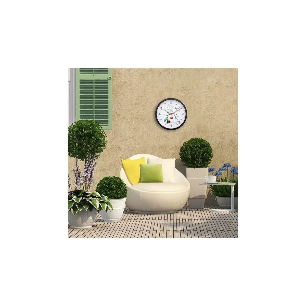 Horloge Prunus Extérieur 30x30
