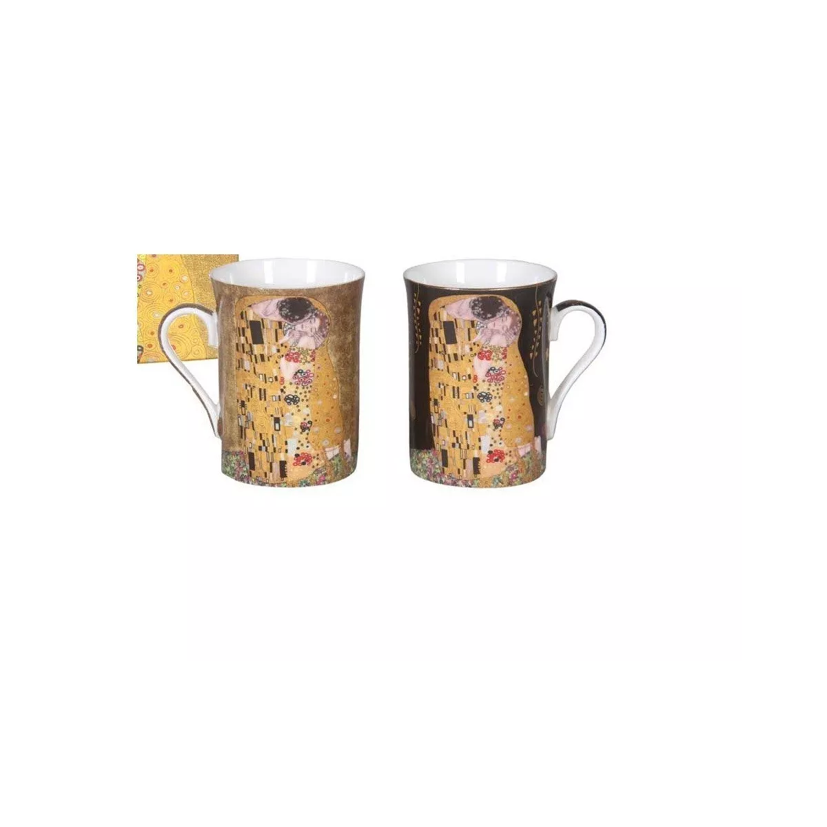 Coffret 2 Mug 300 ml Le Baiser Klimt