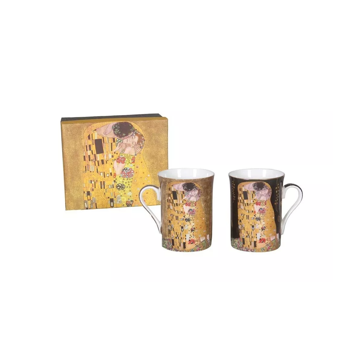 Coffret 2 Mug 300 ml Le Baiser Klimt