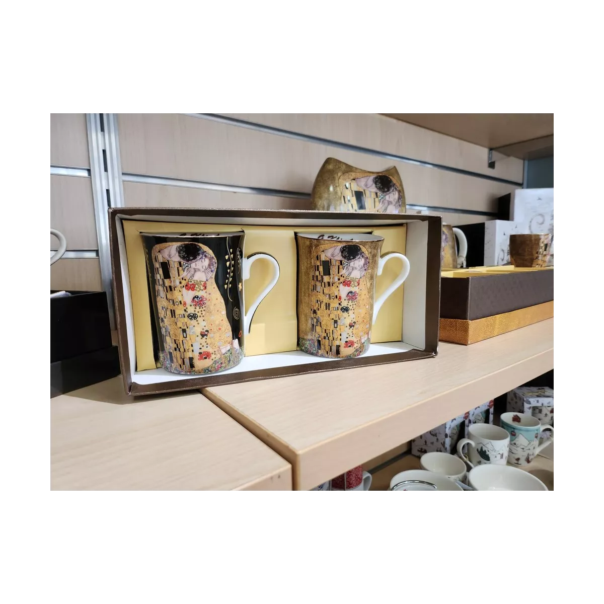 Coffret 2 Mug 300 ml Le Baiser Klimt