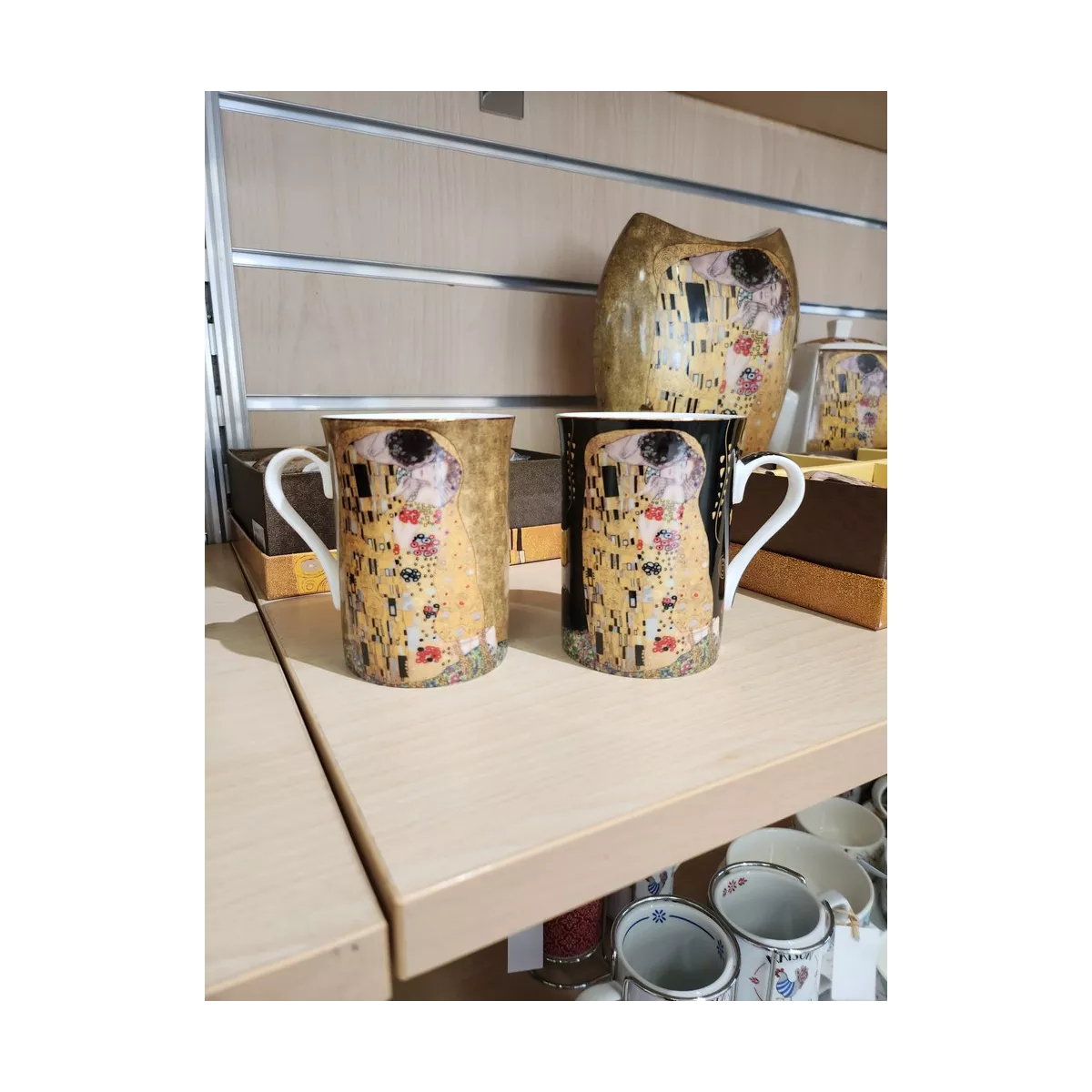 Coffret 2 Mug 300 ml Le Baiser Klimt