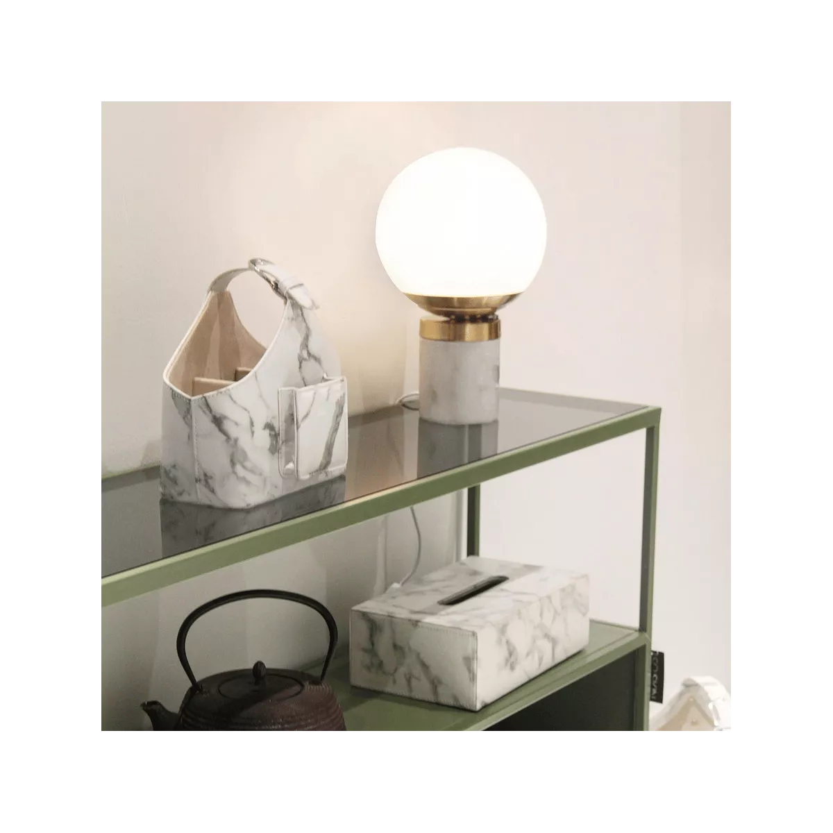 Console Esprits Métal Vert 120x81
