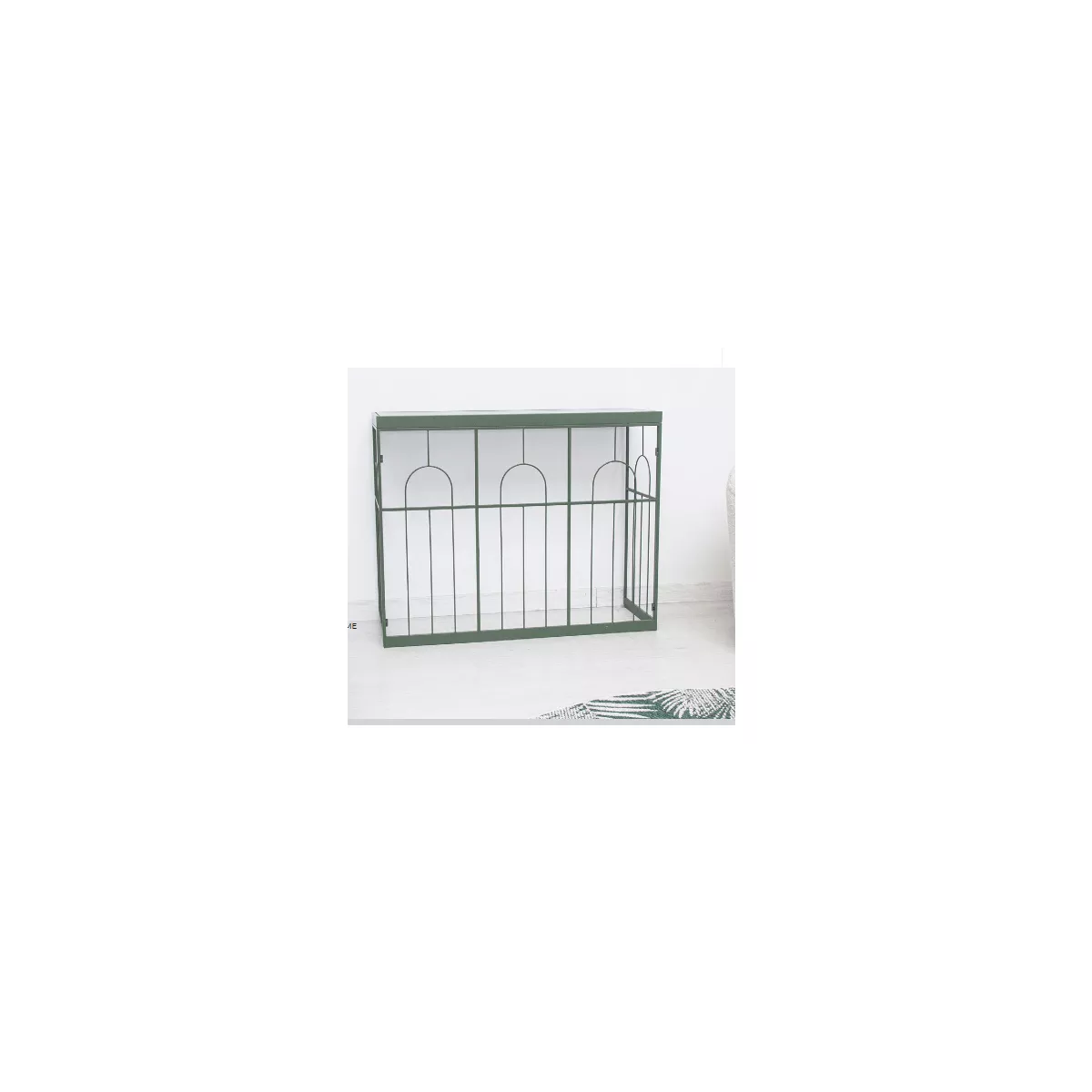 Console Esprits Iris Métal Vert 100x80