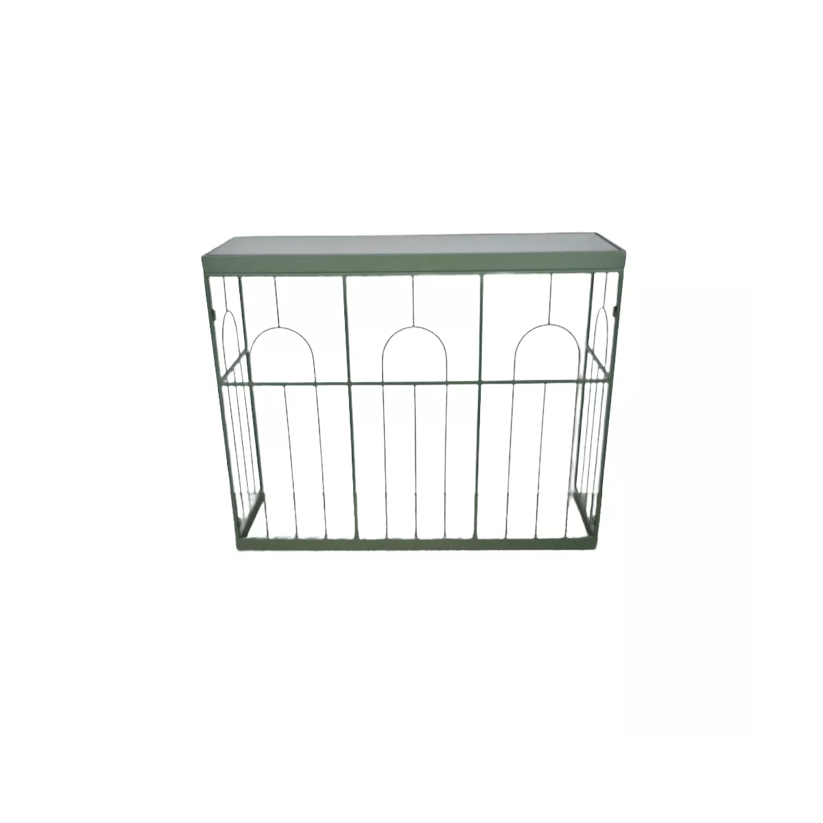 Console Esprits Iris Métal Vert 100x80