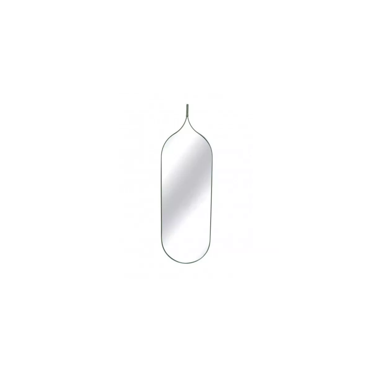 Miroir Esprits Goutte d'Eau 120x37 Métal Vert