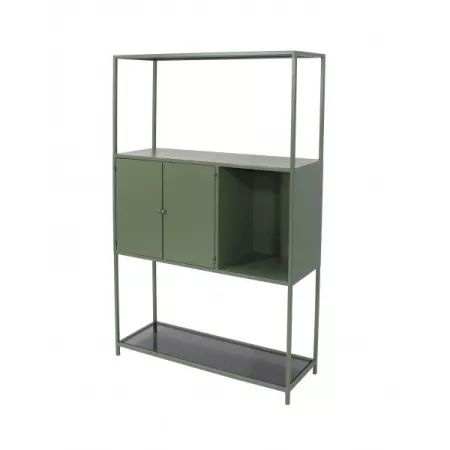ETAGERE Esprit Métal Vert 120x81