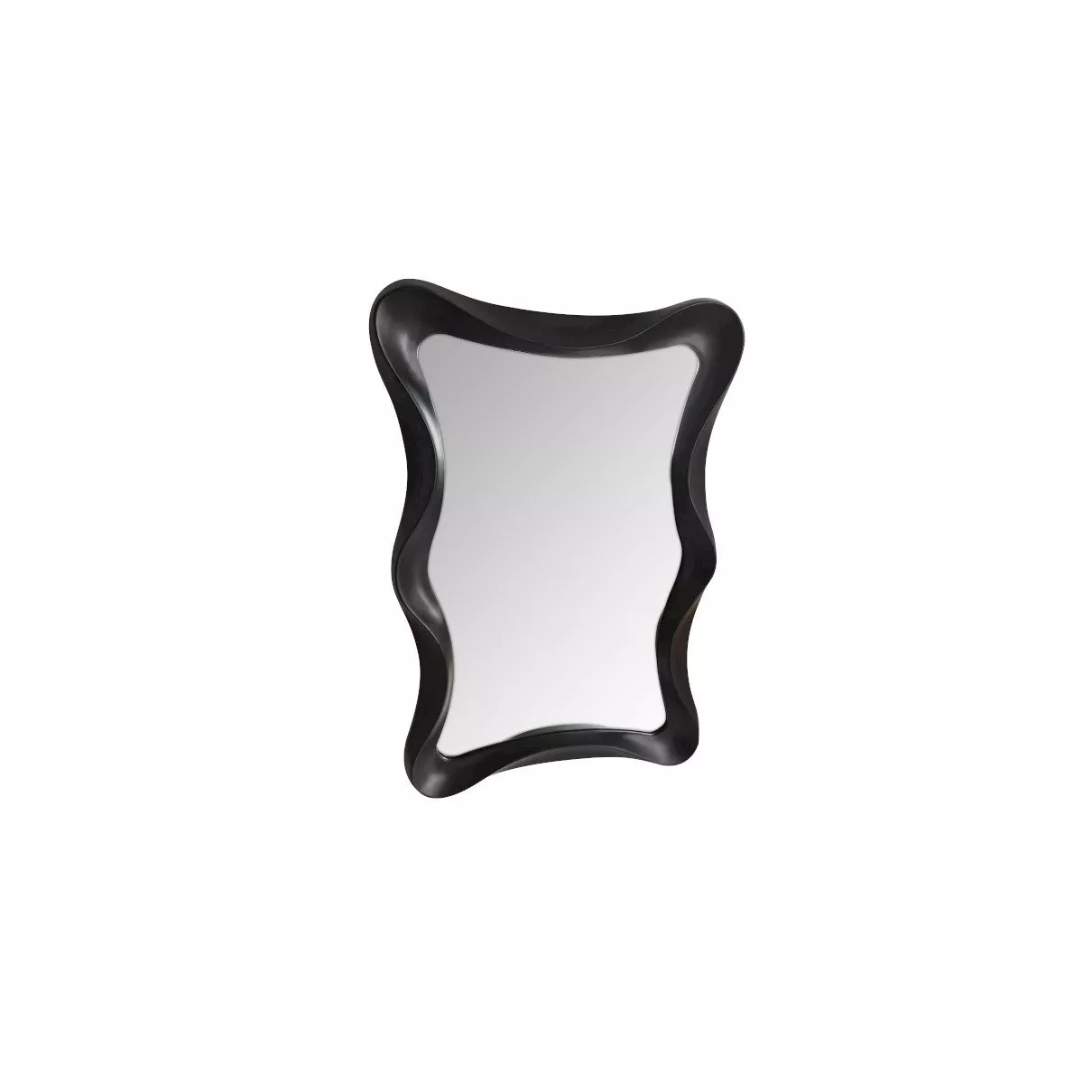 Miroir Vagues rectangulaire noir 120cm