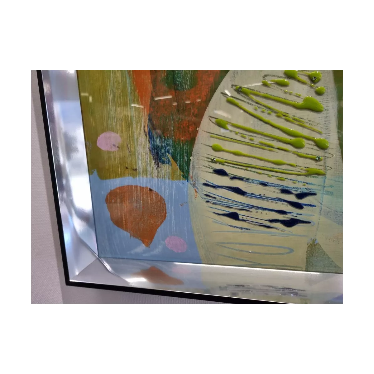 Tableau Verre Tropic Swarovski