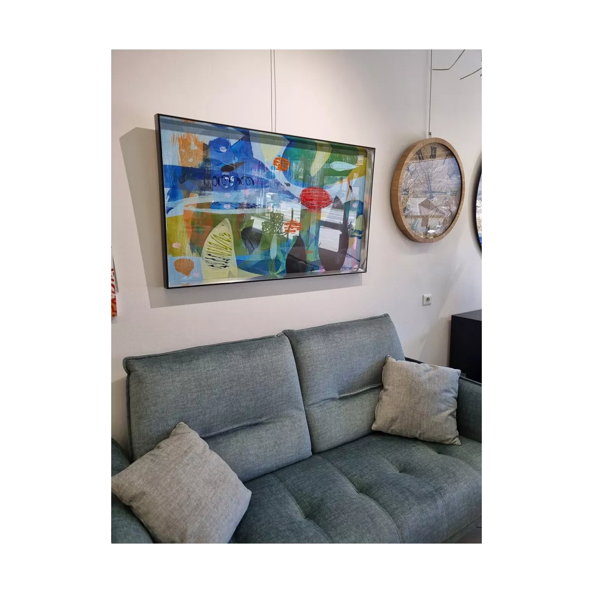 Tableau Verre Tropic Swarovski