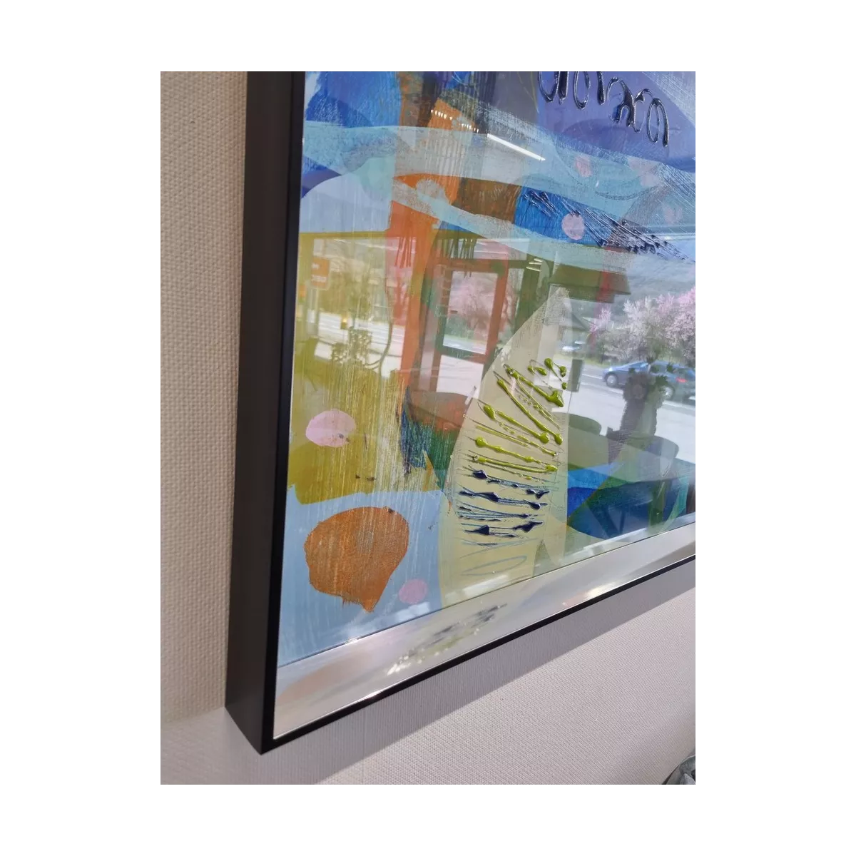 Tableau Verre Tropic Swarovski