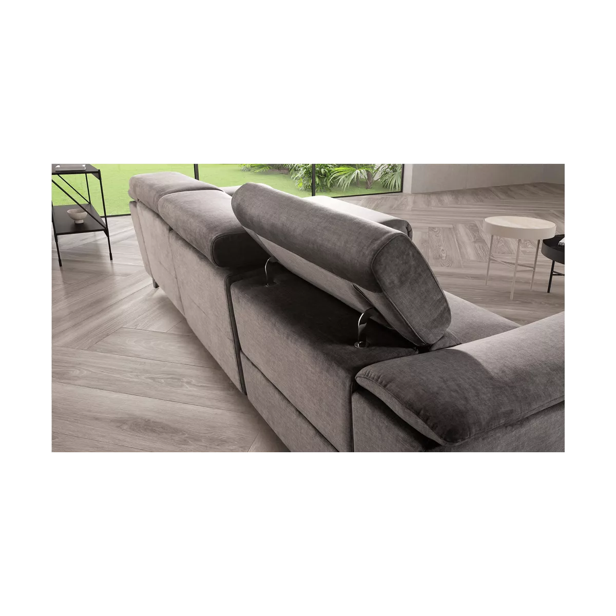 Canapé Relax Motorisé Class 200 cm Charcoal