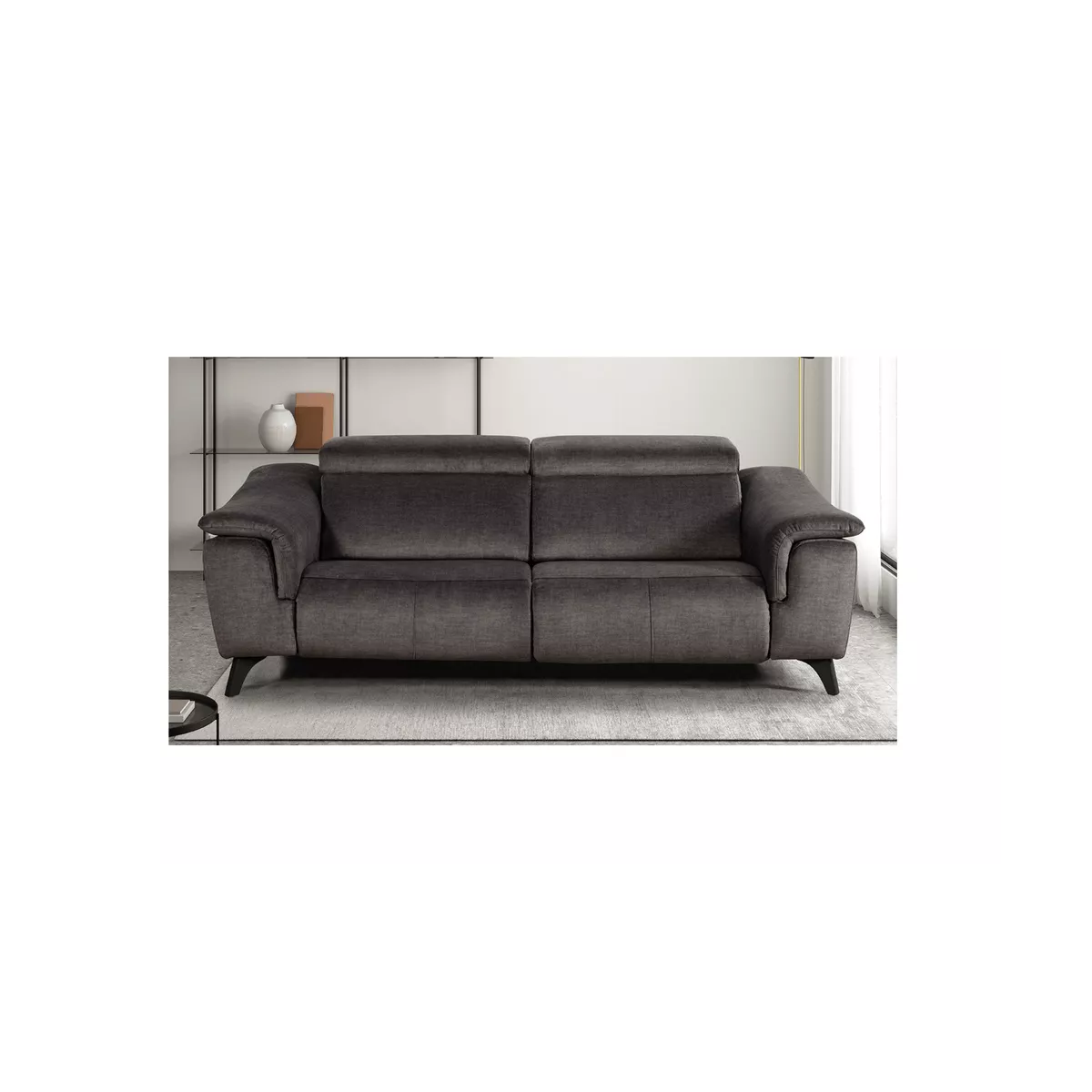 Canapé Relax Motorisé Class 200 cm Charcoal