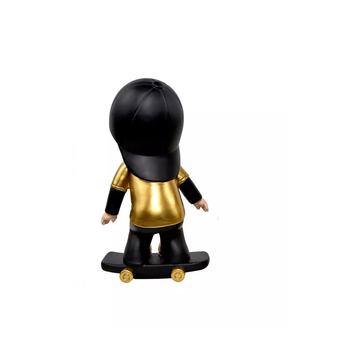 Statue Skateurs Noir H.35cm