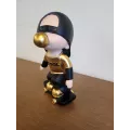 Statue Skateurs Noir H.35cm