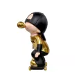 Statue Skateurs Noir H.35cm