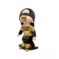 Statue Skateurs Noir H.35cm