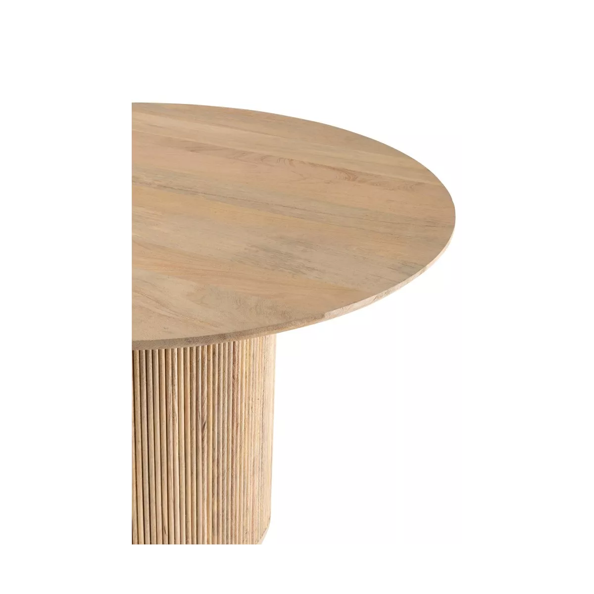 Table Ronde Vincent Droit Manguier Naturel
