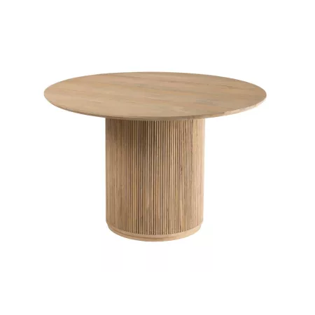 Table Ronde Vincent Droit Manguier Naturel