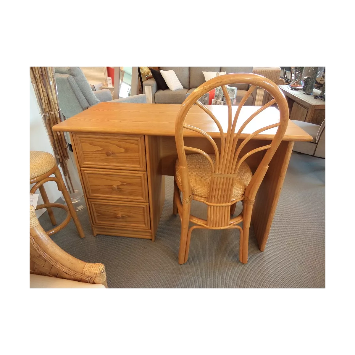 Bureau Zante 120 cm Miel