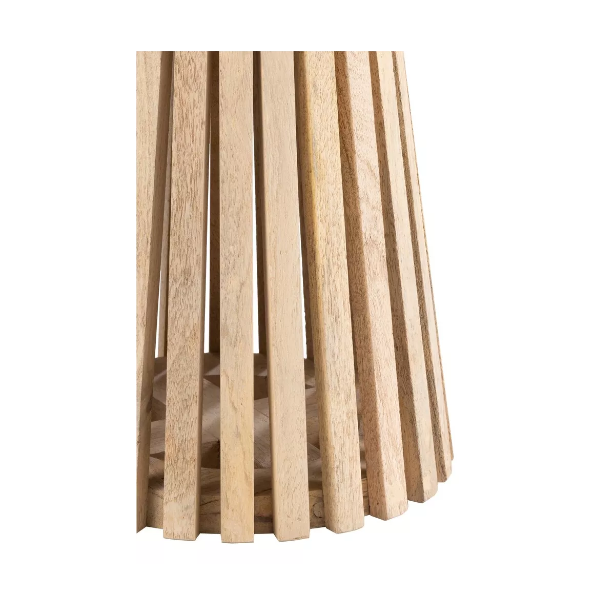 Table basse Vincent  Manguier Naturel Diam 40