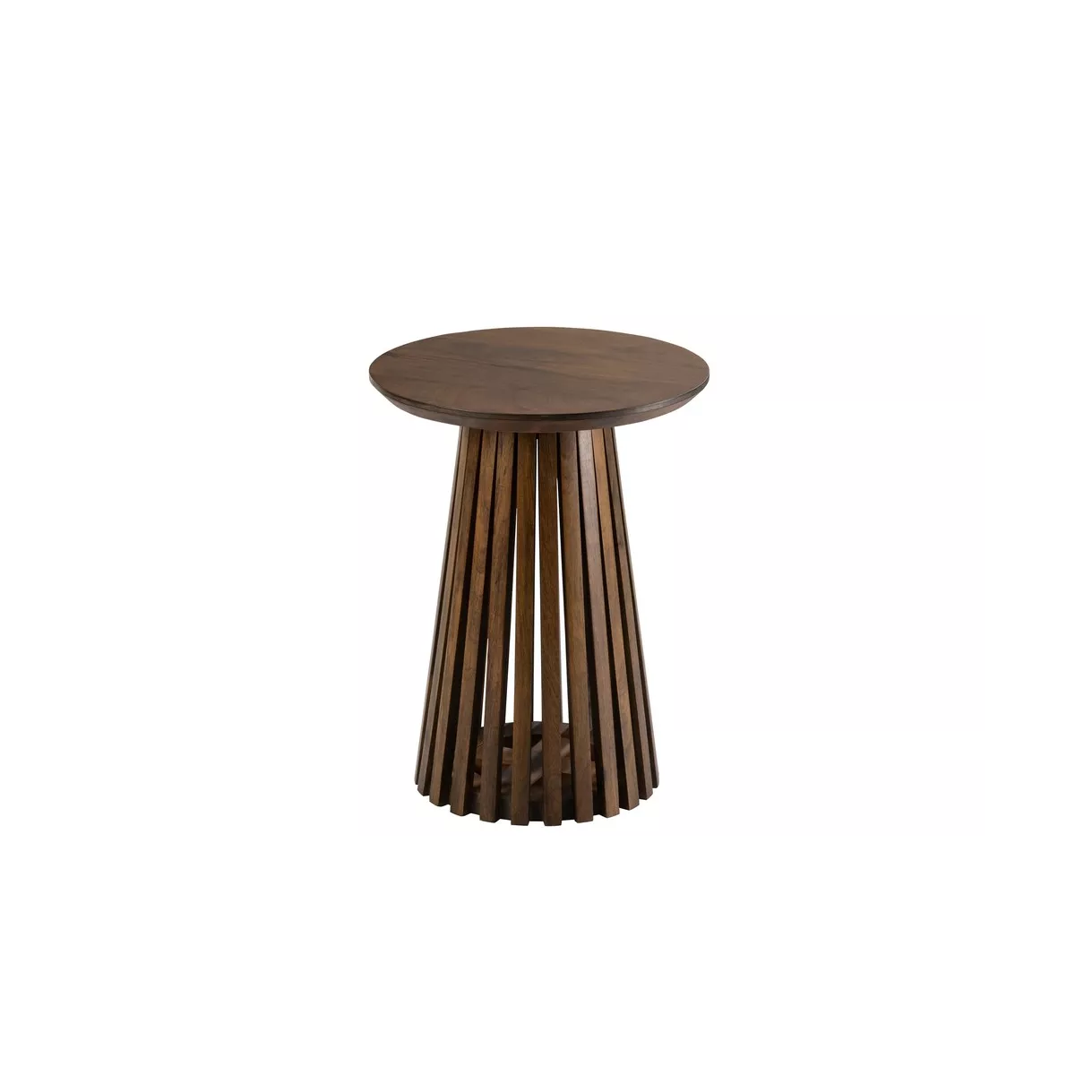 Table basse Vincent  Manguier Brun Diam 40