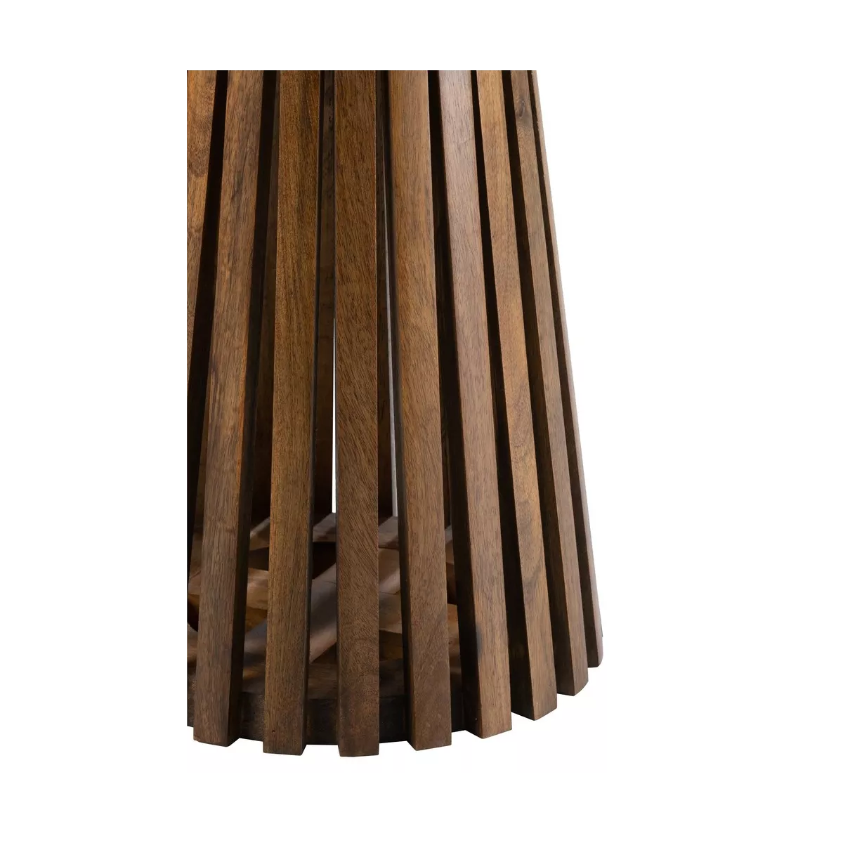 Table basse Vincent  Manguier Brun Diam 40