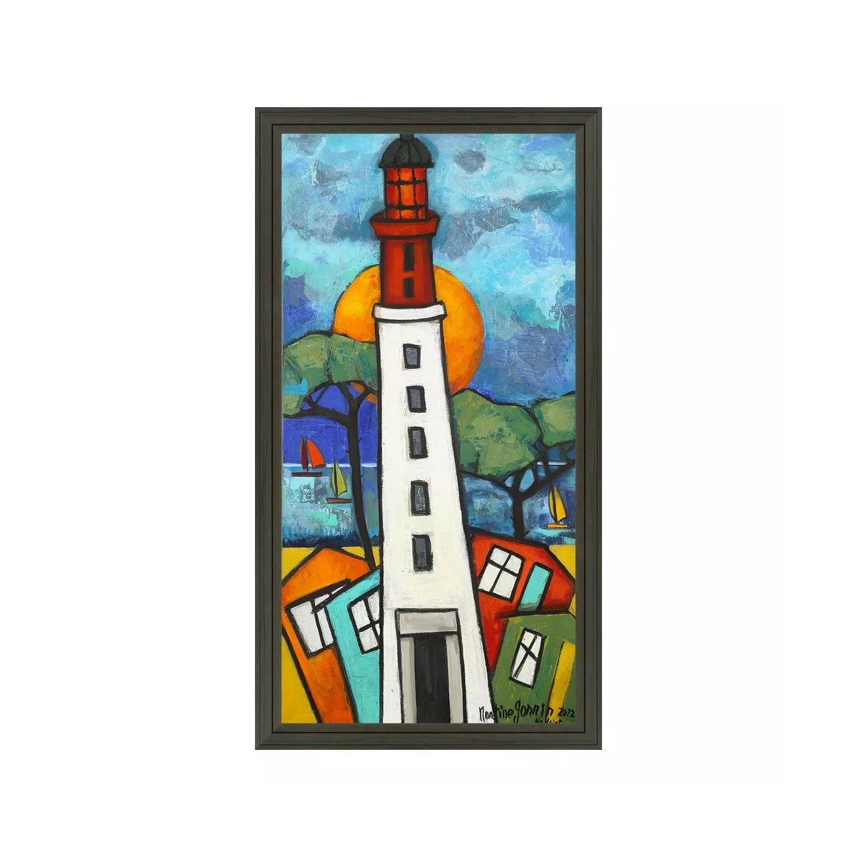 Tableau Gonnin Le Phare 50x100