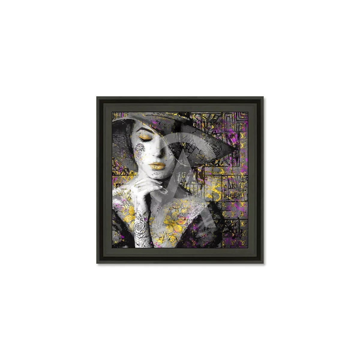 Tableau Romaric, La Parisienne 51X51