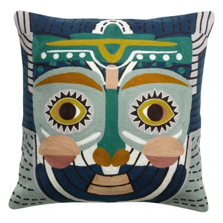 Coussin Brodé Yahu 45x45