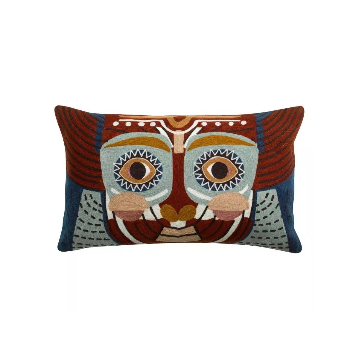 Coussin Brodé Yahu 50x30