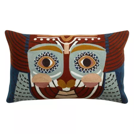 Coussin Brodé Yahu 