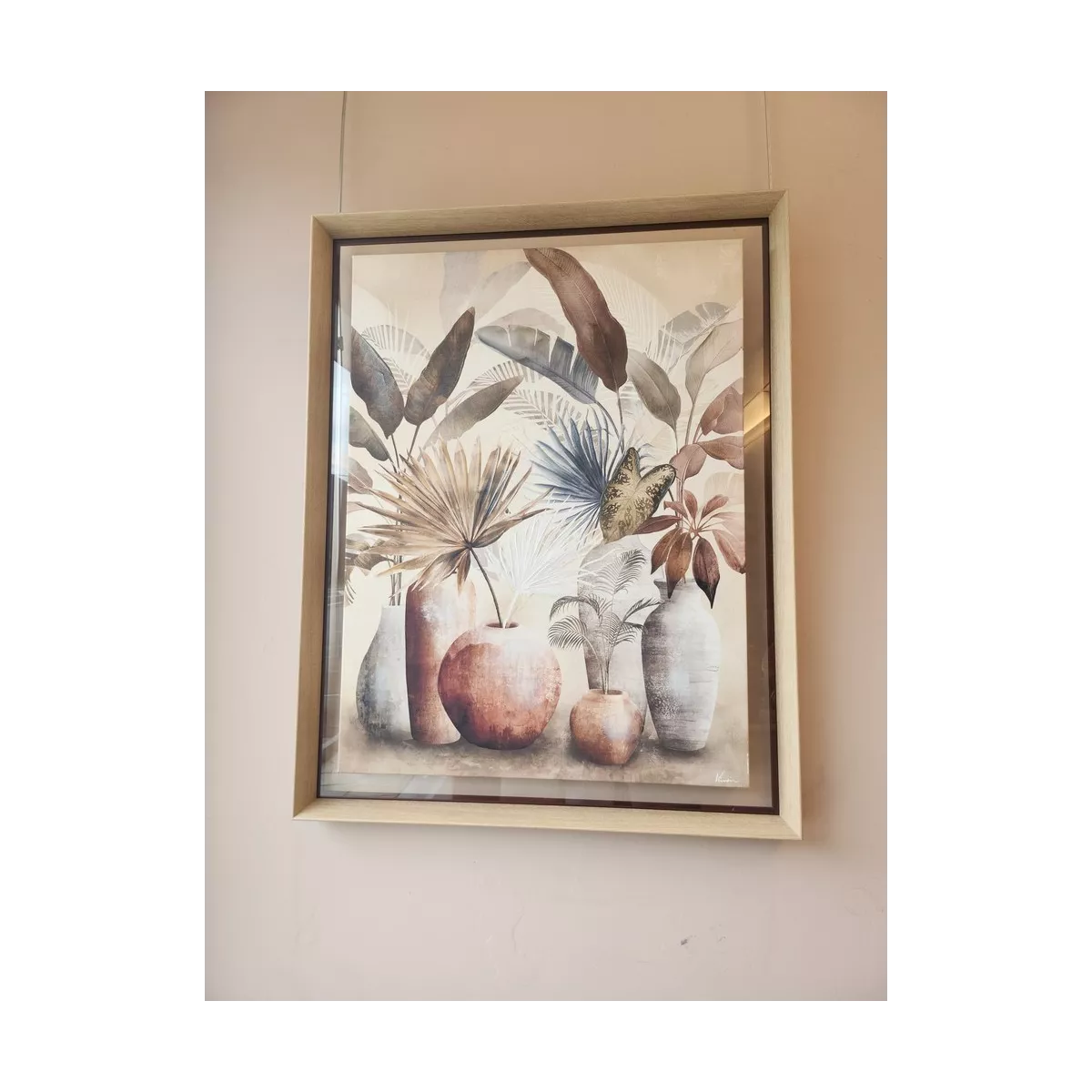 Tableau Pots de fleurs 73x93