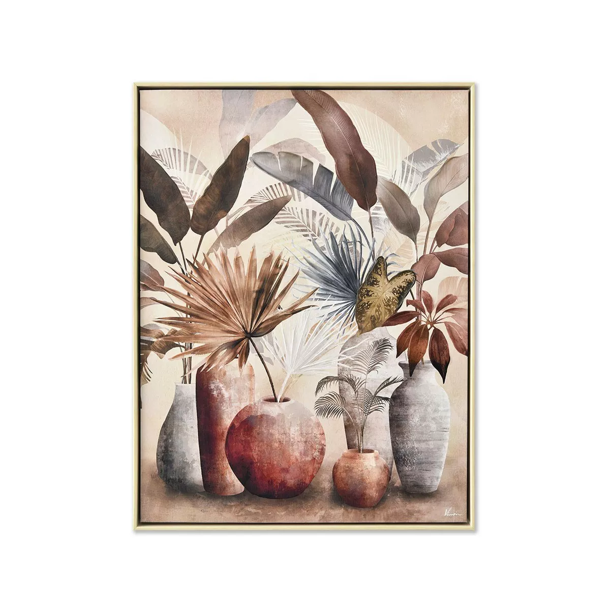 Tableau Pots de fleurs 63x83