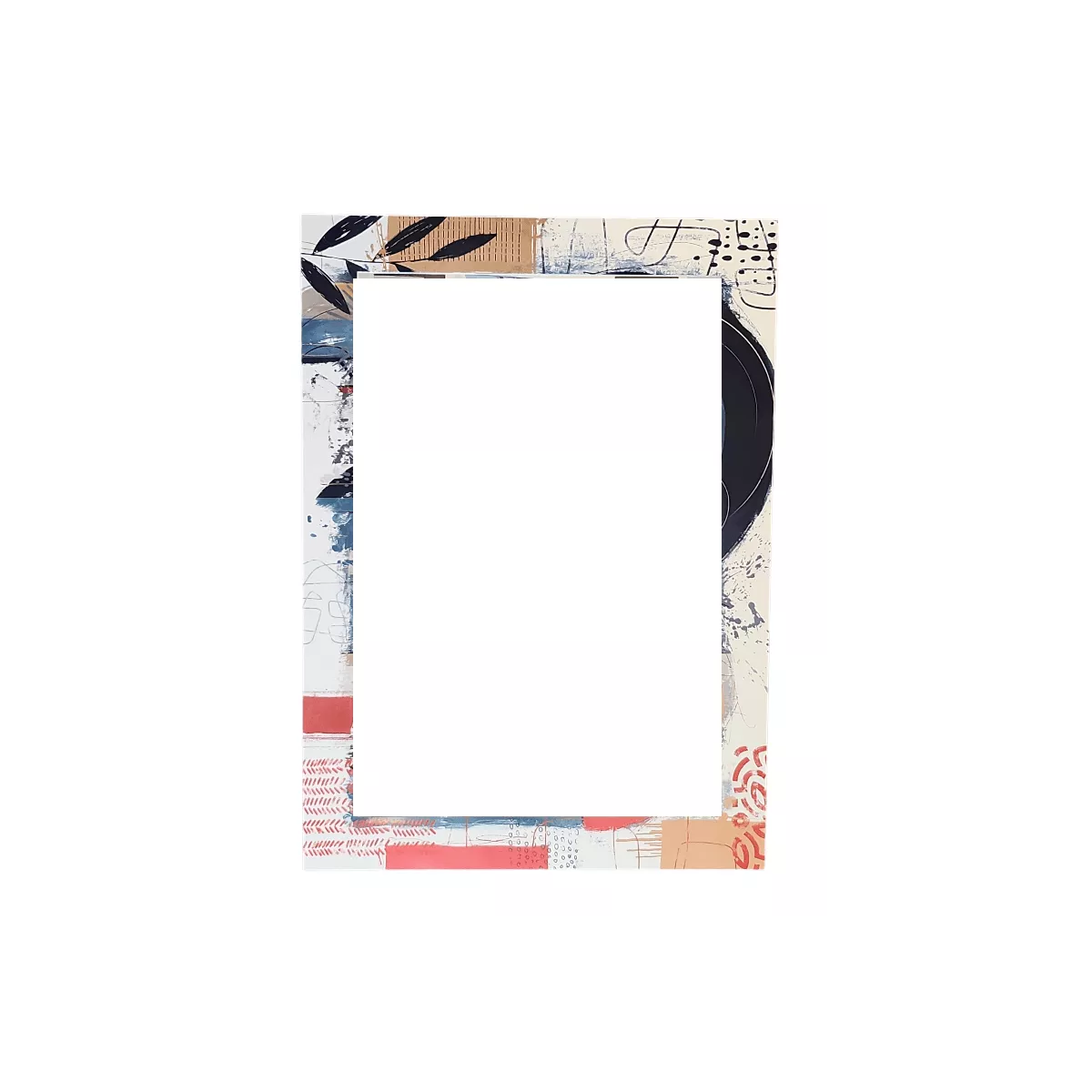 Miroir Cubisme Design 93x73