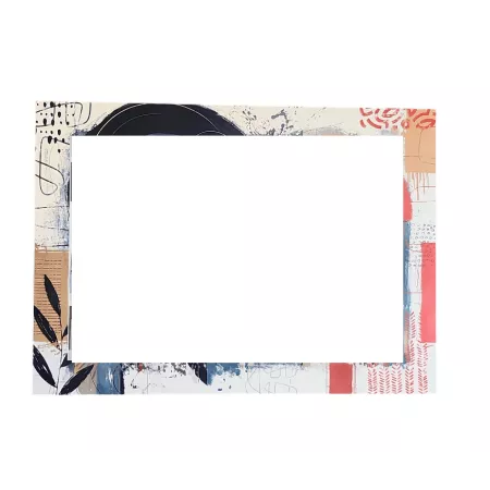 Miroir Cubisme Design 93x73