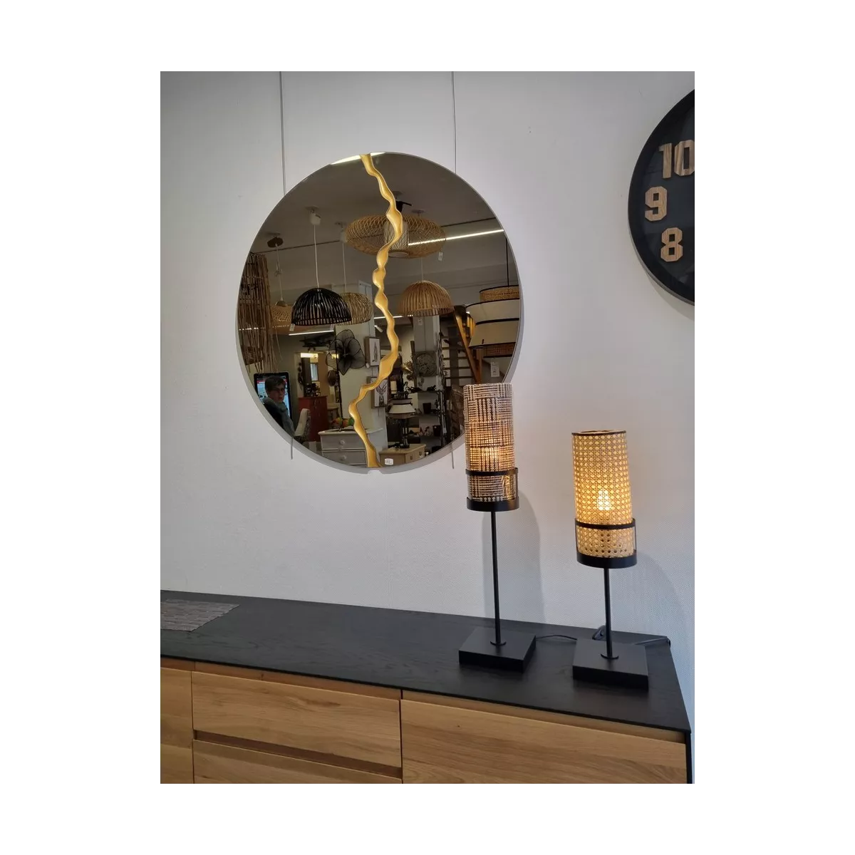 Miroir Galaxie Bronze 120cm