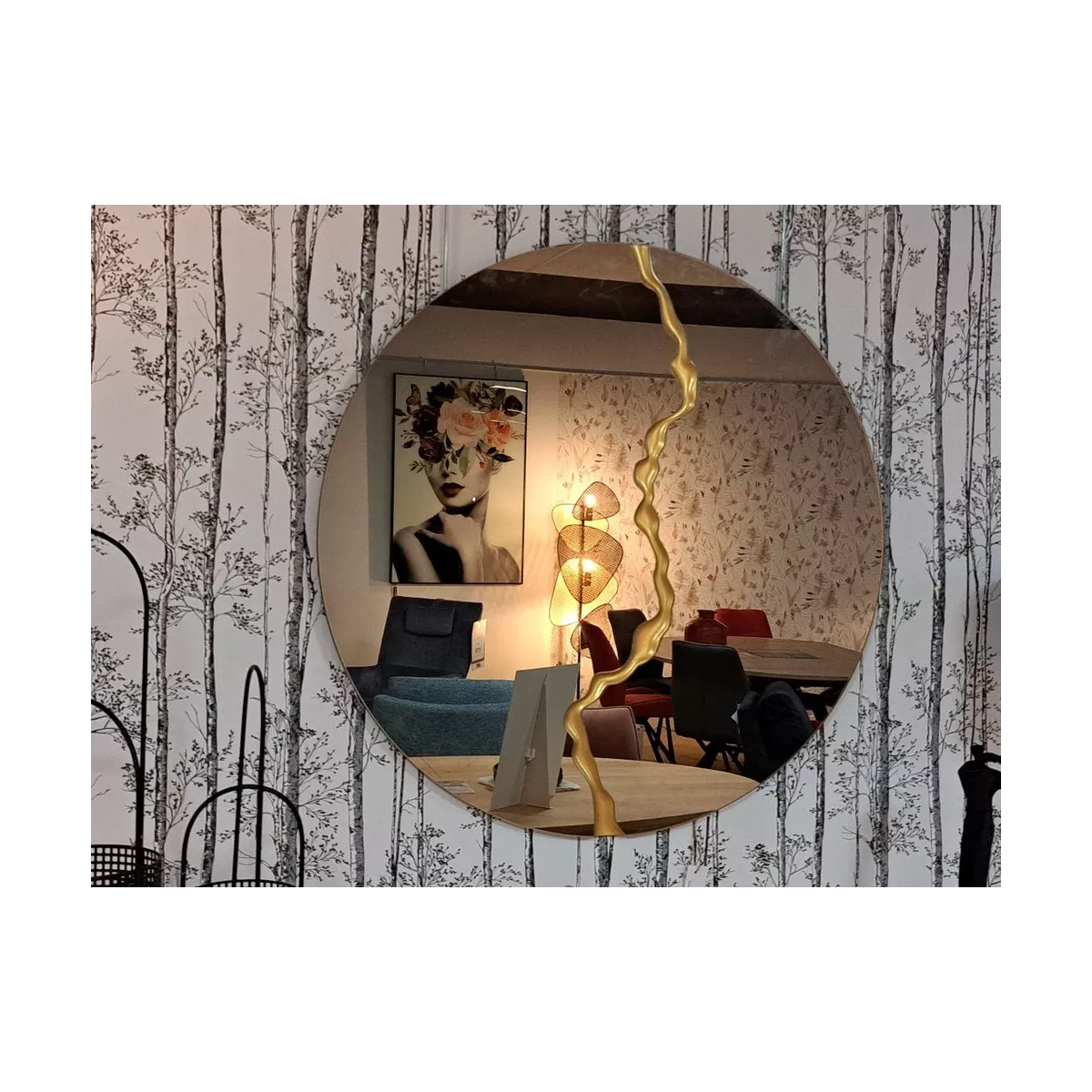 Miroir Galaxie Bronze 120cm
