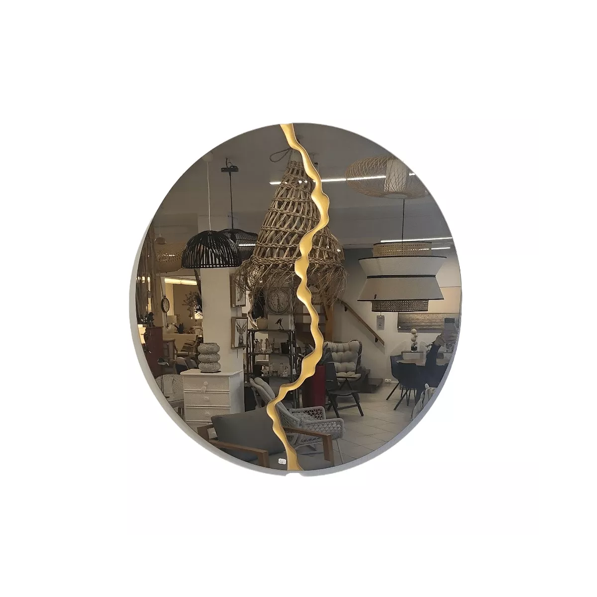 Miroir Galaxie Bronze 100cm