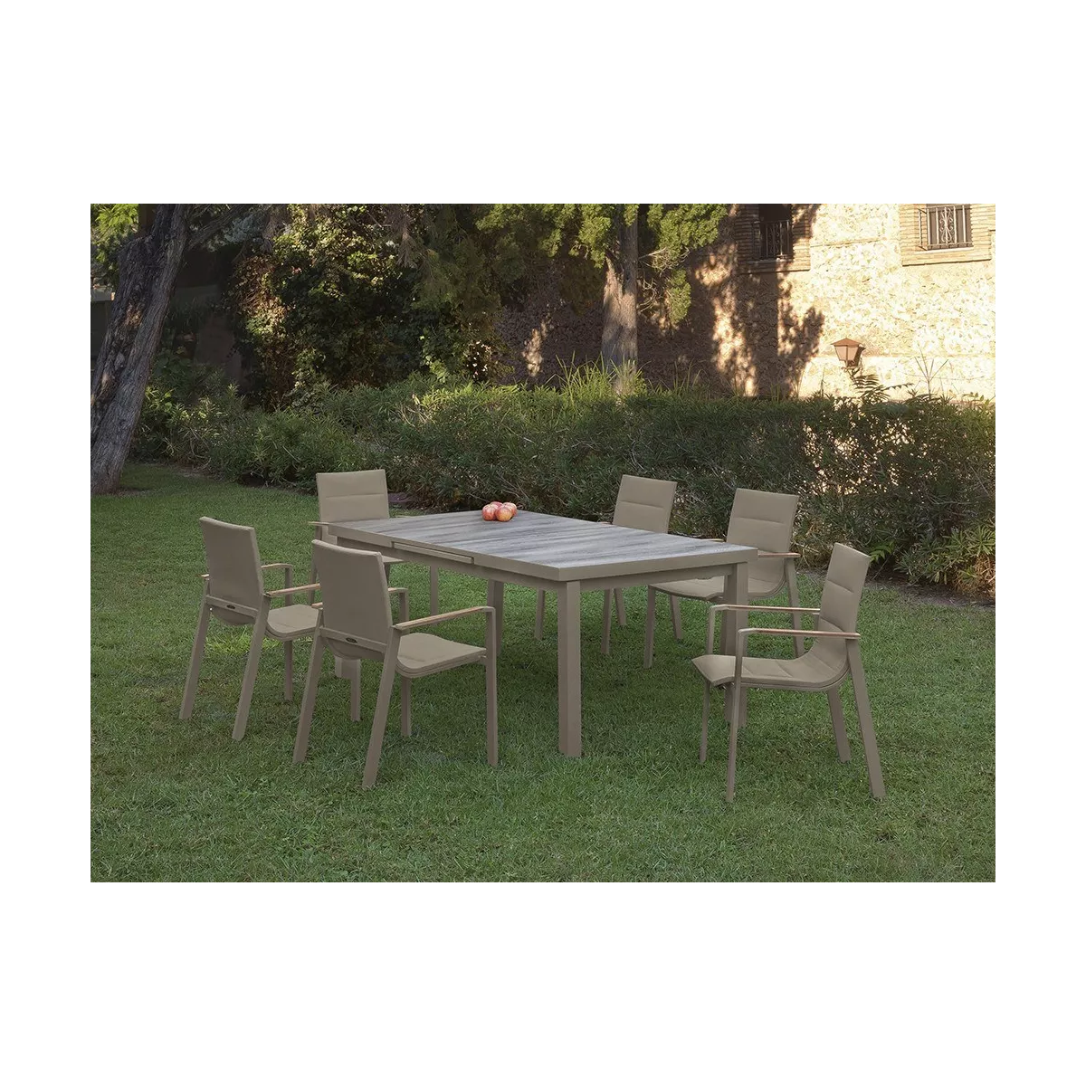 Table Chypre Aluminium180/240
