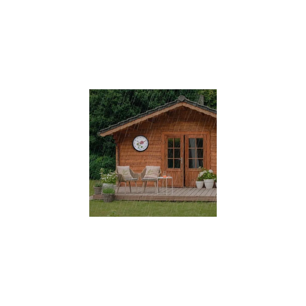 Horloge Knautia Extérieur 30x30