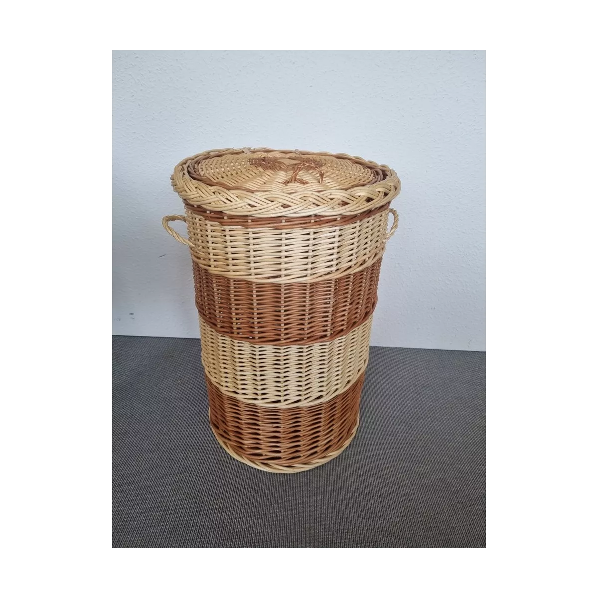 Panière à Linge Bicolore GM