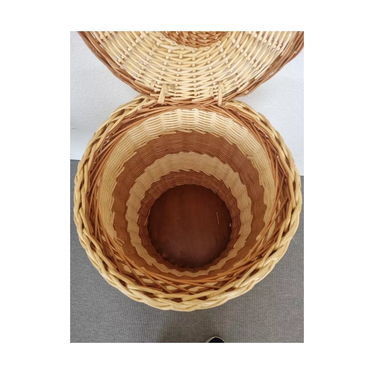 Panière à Linge Bicolore GM