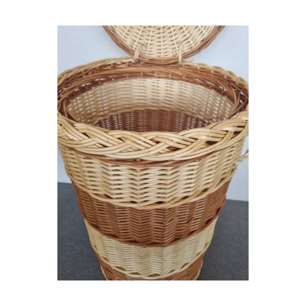 Panière à Linge Bicolore GM